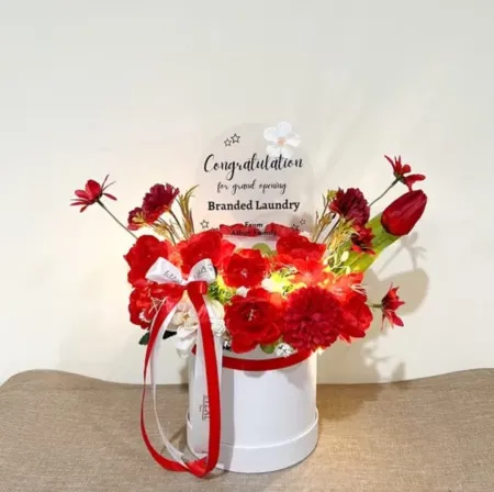 Bloom Box Akrilik Ucapan Grand Opening Boven Digoel